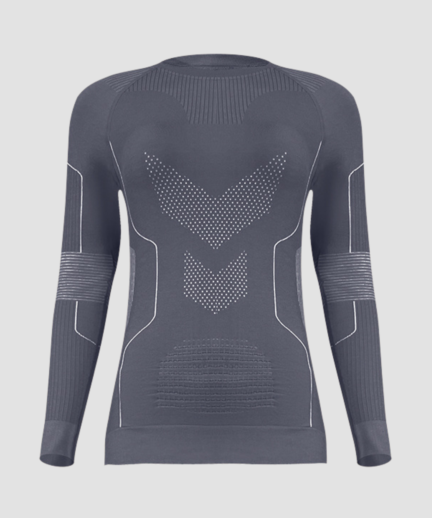 Monttech® Wool Quick-Dry Crewneck Base Layer Top - Night Blue Color