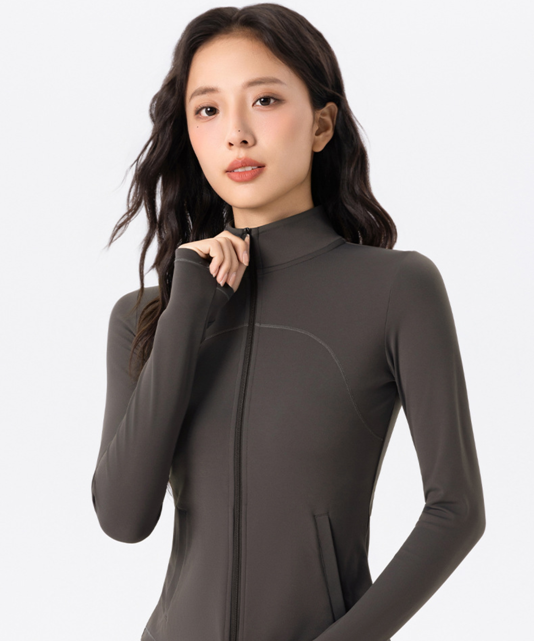 Fleece-Lined Slim Fit Jacket