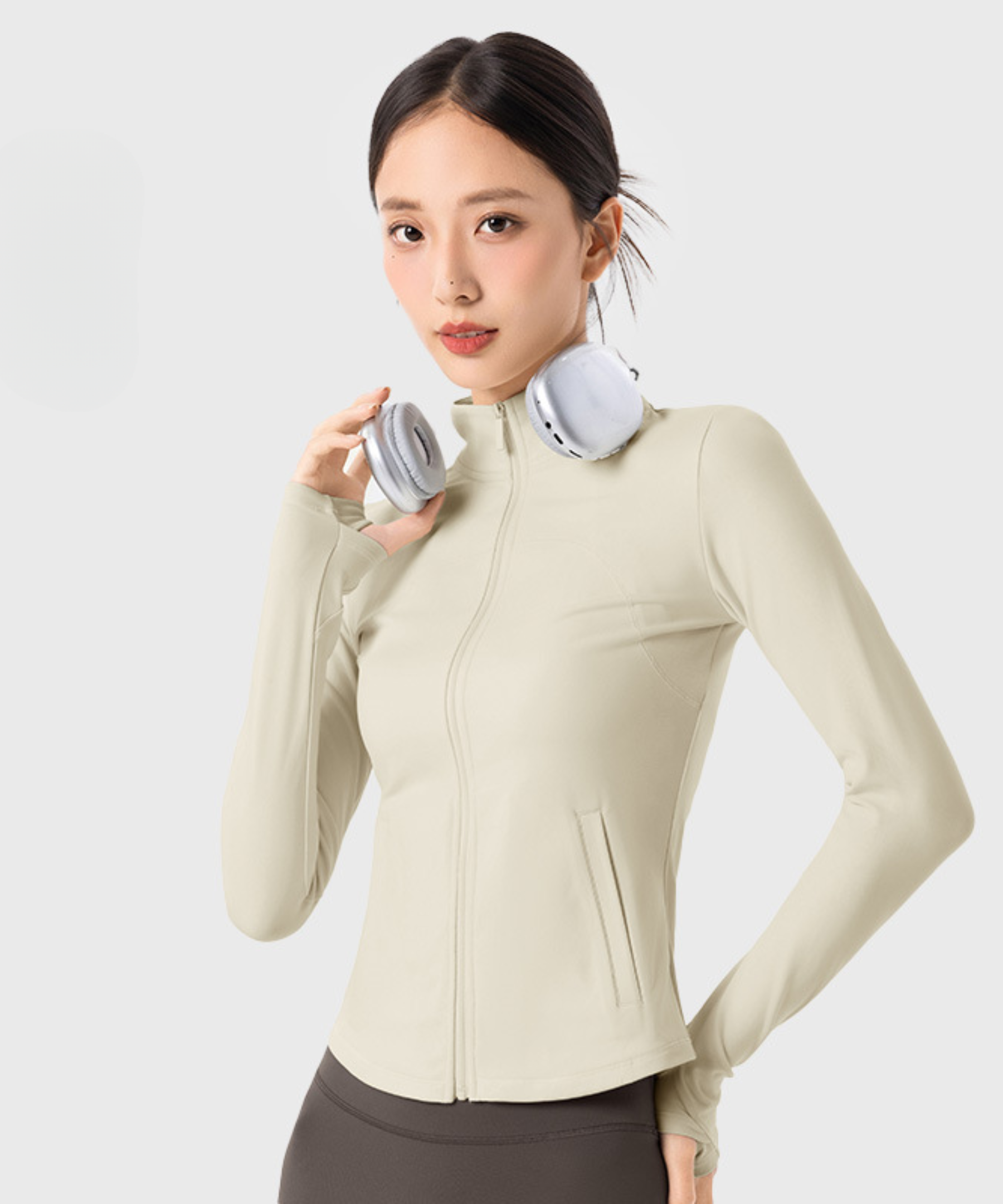 Fleece-Lined Slim Fit Jacket