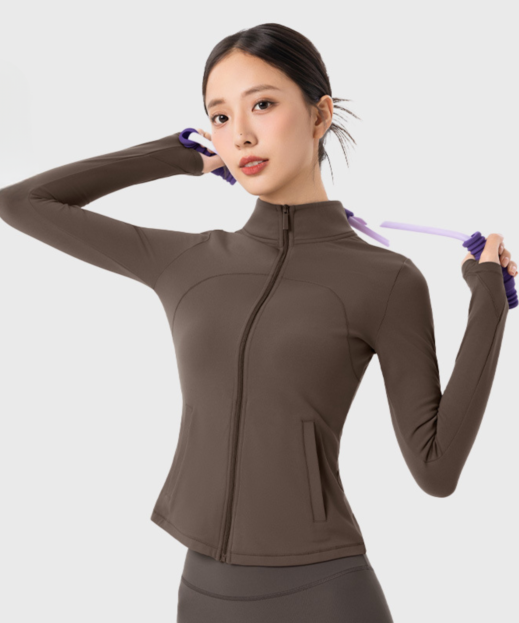 Fleece-Lined Slim Fit Jacket