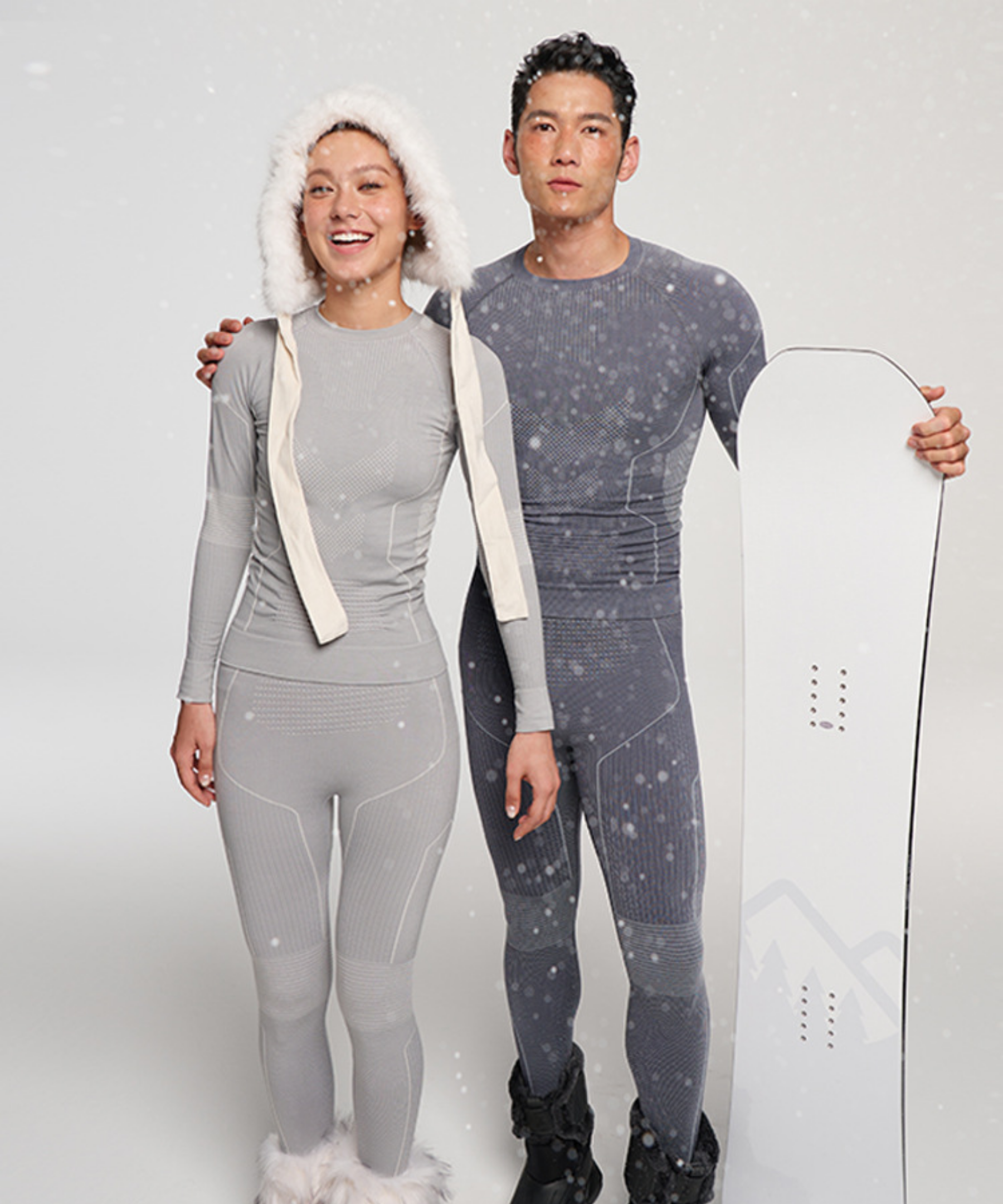 Monttech® Wool Quick-Dry Crewneck Base Layer Set