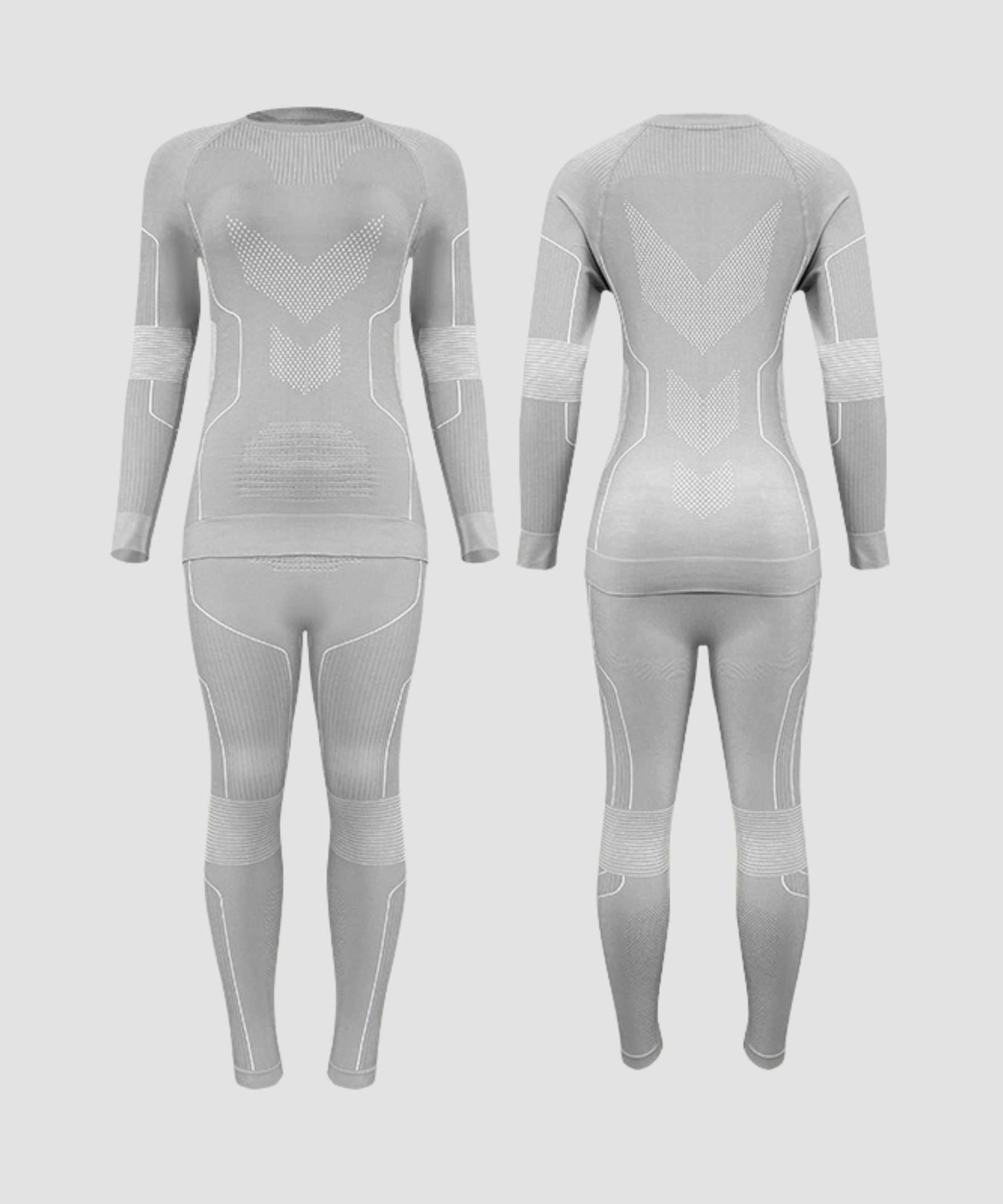 Monttech® Wool Quick-Dry Crewneck Base Layer Set