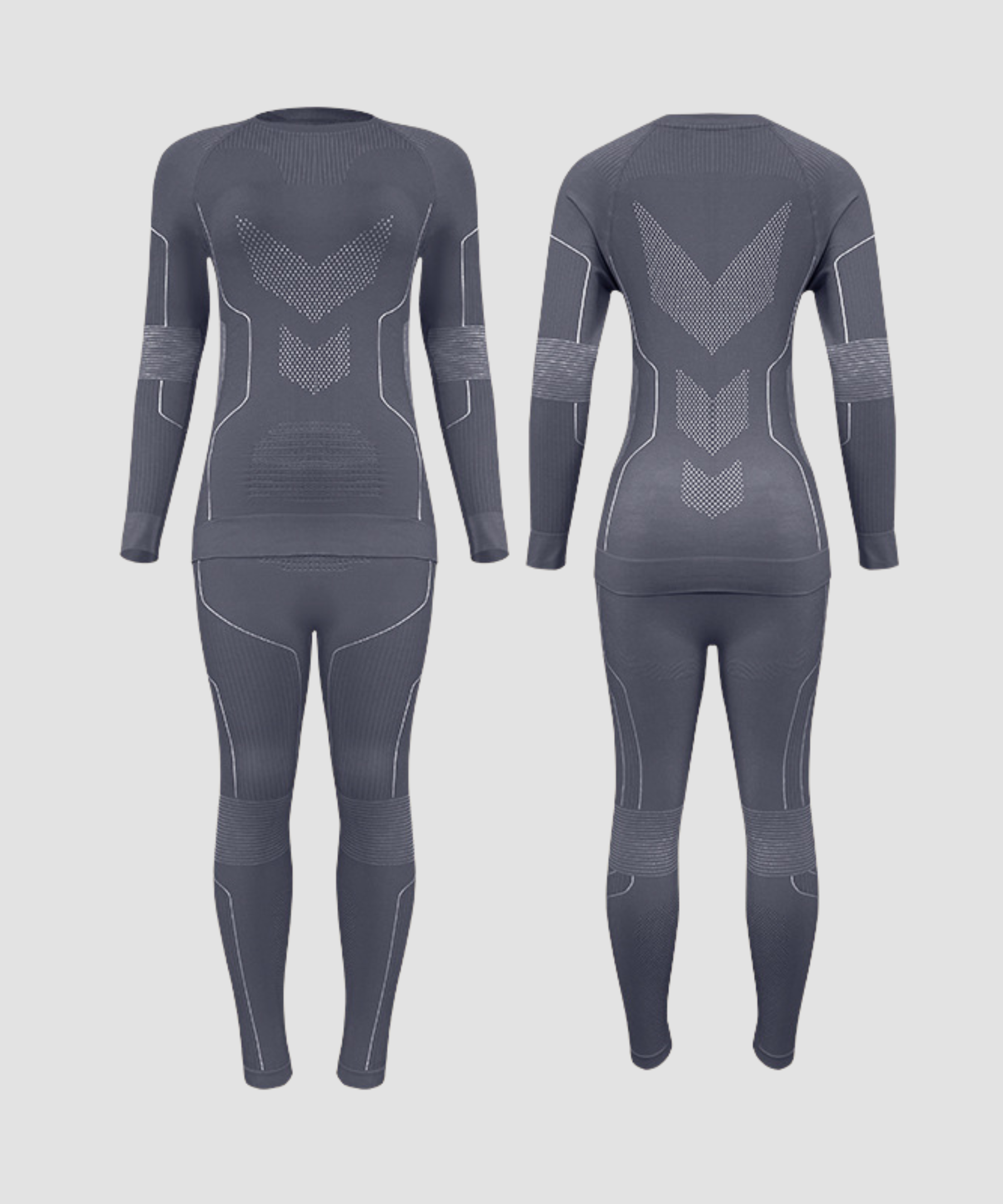 Monttech® Wool Quick-Dry Crewneck Base Layer Set