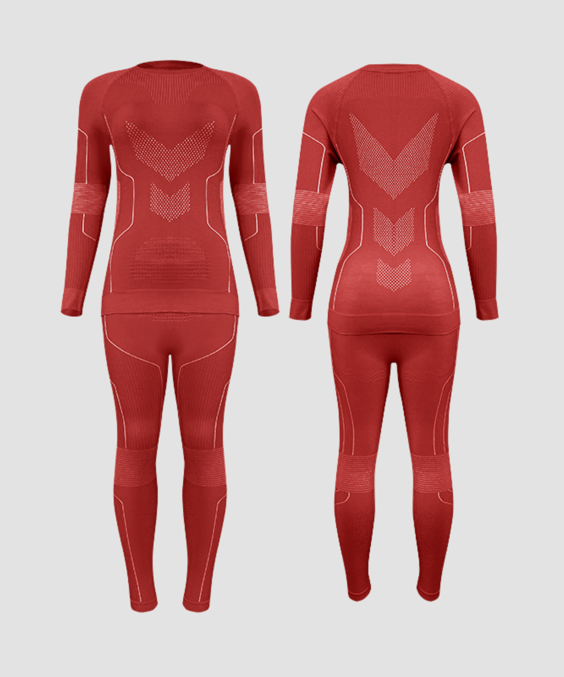 Monttech® Wool Quick-Dry Crewneck Base Layer Set